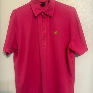 Vibrant Pink Polo Shirt for Men